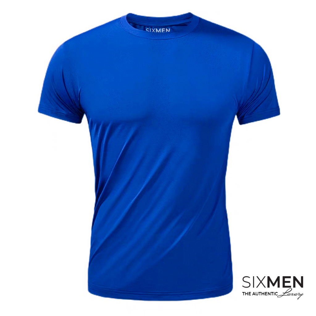 Áo thun thể thao cao cấp SIXMEN - Màu Xanh Dương - Thoáng mát, thấm hút, chống nhăn, thoải mái