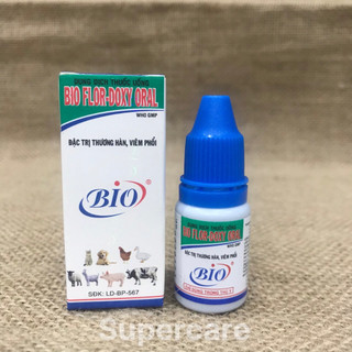 Bio flor doxy oral 10ml - thương hàn viêm phổi chó mèo