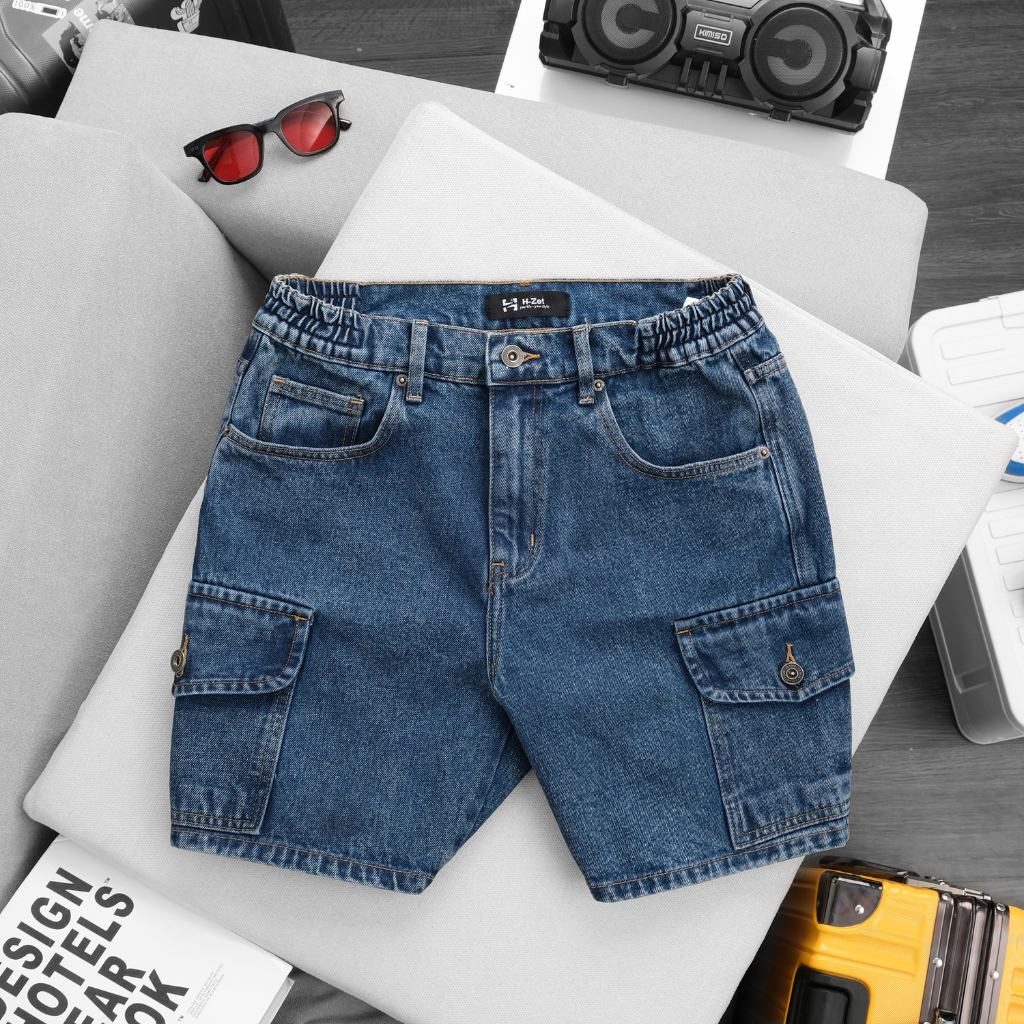 Quần Jean Túi Hộp Nam H-Zet - Vải Jean Cao Cấp Form Slim Fít Trên Gối