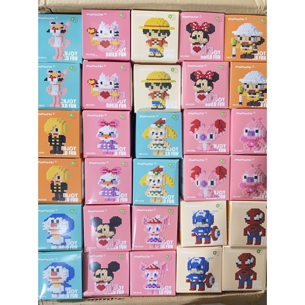 LEGO GẤU MINI - LEGO MINI - MÔ HÌNH LẮP RÁP HOẠT HÌNH ĐÁNG YÊU CHO BÉ - ĐỒ CHƠI XÉP HÌNH CHO BÉ