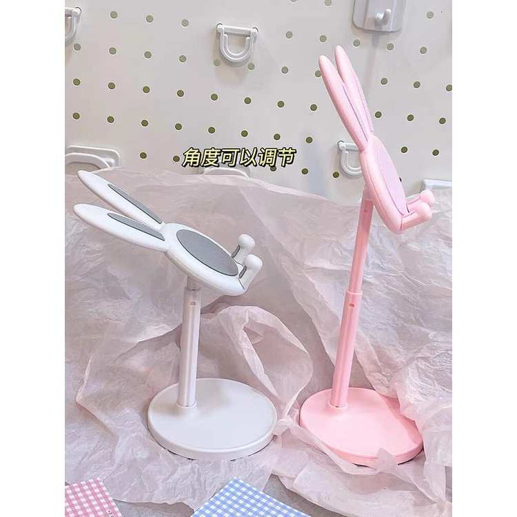 Kệ Điện Thoại Hình Tai Thỏ Dễ Thương, tiện lợi. Giá Đỡ Điện Thoại Để Bàn, Máy Tính ,Ipad mẫu mới 2023.