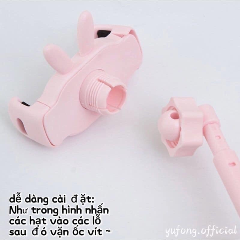 Kệ Điện Thoại Hình Tai Thỏ Dễ Thương, tiện lợi. Giá Đỡ Điện Thoại Để Bàn, Máy Tính ,Ipad mẫu mới 2023.