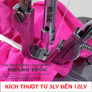 [ Thun từ 3ly đến 12ly] Chân vịt vô thun S537 máy may 1kim công nghiệp