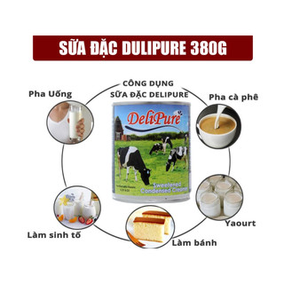 [Hỏa tốc HCM] Lẻ lon Sữa đặc nhập khẩu DeliPure loại 1kg