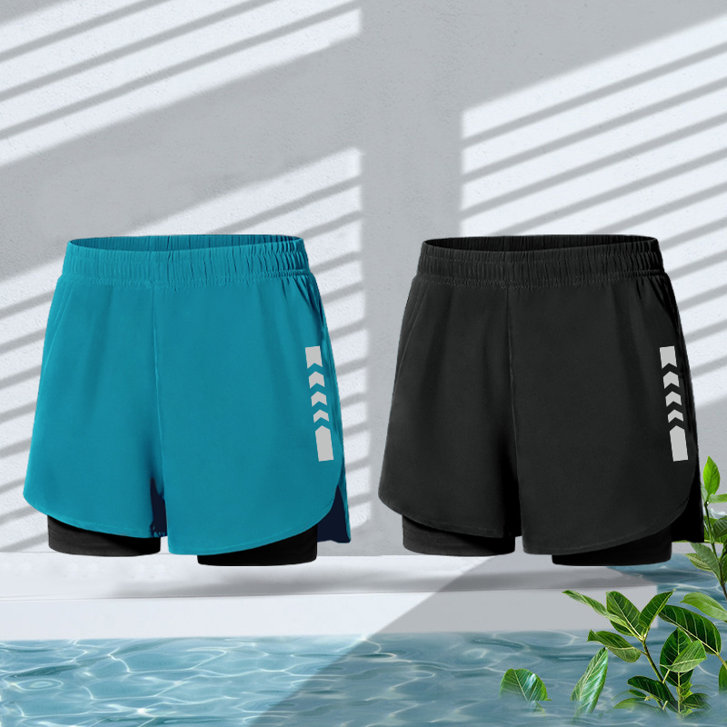 Quần short đùi thể thao, quần chạy bộ đi biển nam nữ co giãn, thấm hút thoáng khí và khô nhanh
