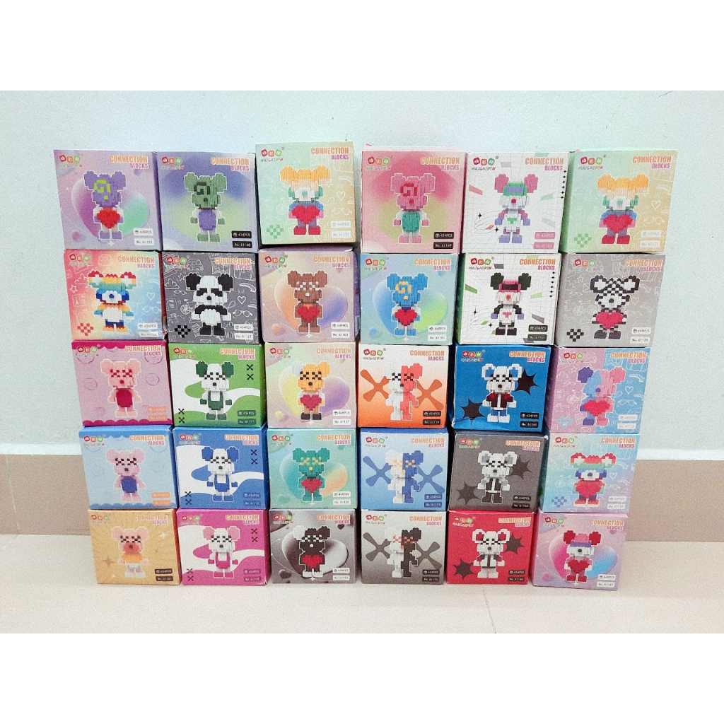 LEGO GẤU MINI - LEGO MINI - MÔ HÌNH LẮP RÁP HOẠT HÌNH ĐÁNG YÊU CHO BÉ - ĐỒ CHƠI XÉP HÌNH CHO BÉ