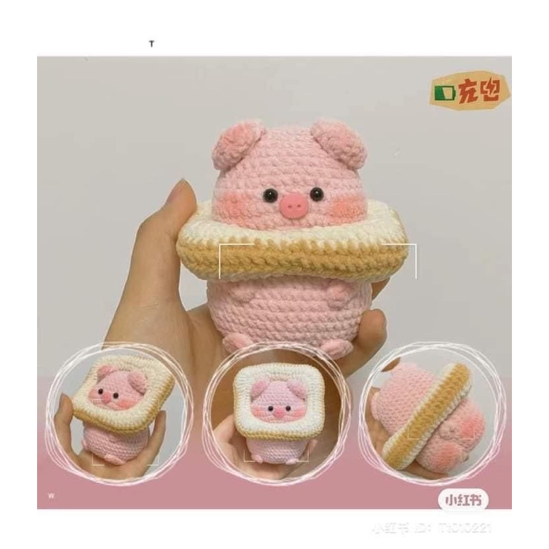Bánh sandwich kẹp heo ú ụ