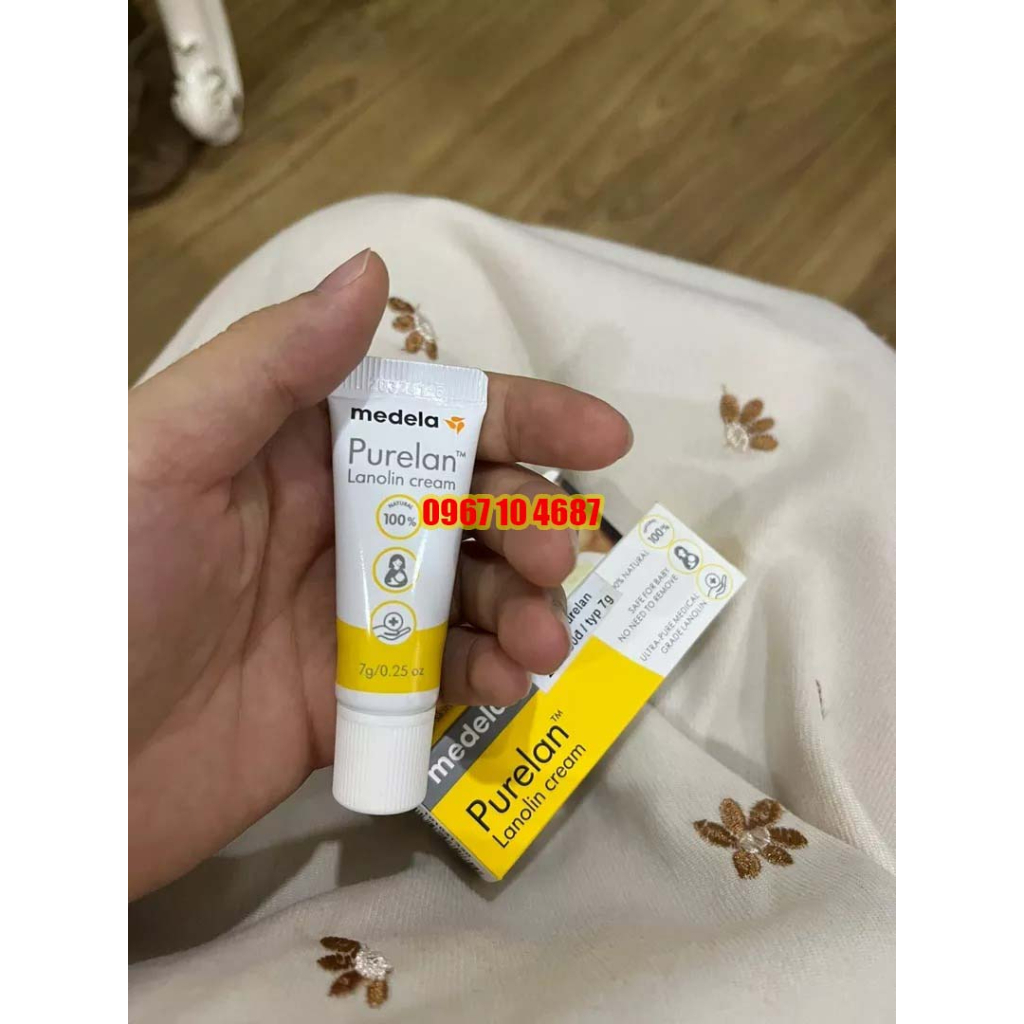 Kem nứt đầu ti purelan 7g, kem bôi ti purelan 37g mẫu mới