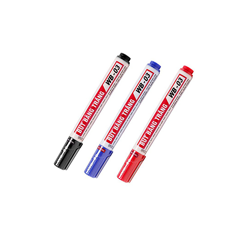 Bút Viết Bảng WB-03 Màu Mức Đậm , Tươi Sáng chính hãng Thiên Long, dễ dàng tẩy xóa