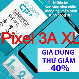 Kính cường lực cho Google Pixel 3A XL hiệu Nillkin.tw kính cong 3D keo viền siêu chắc