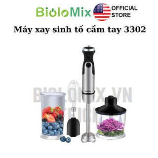 Máy xay sinh tố cầm tay 4 trong 1 biolomix hb3302 công suất 1200w