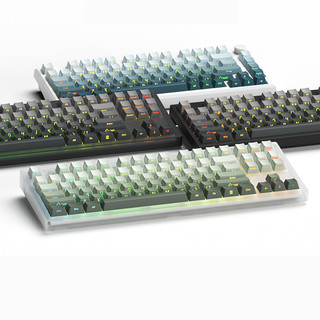 Bộ nút bàn phím cơ | Keycap Ninja Gradient 136 nút | PBT Doubleshot | Keycap xuyên led