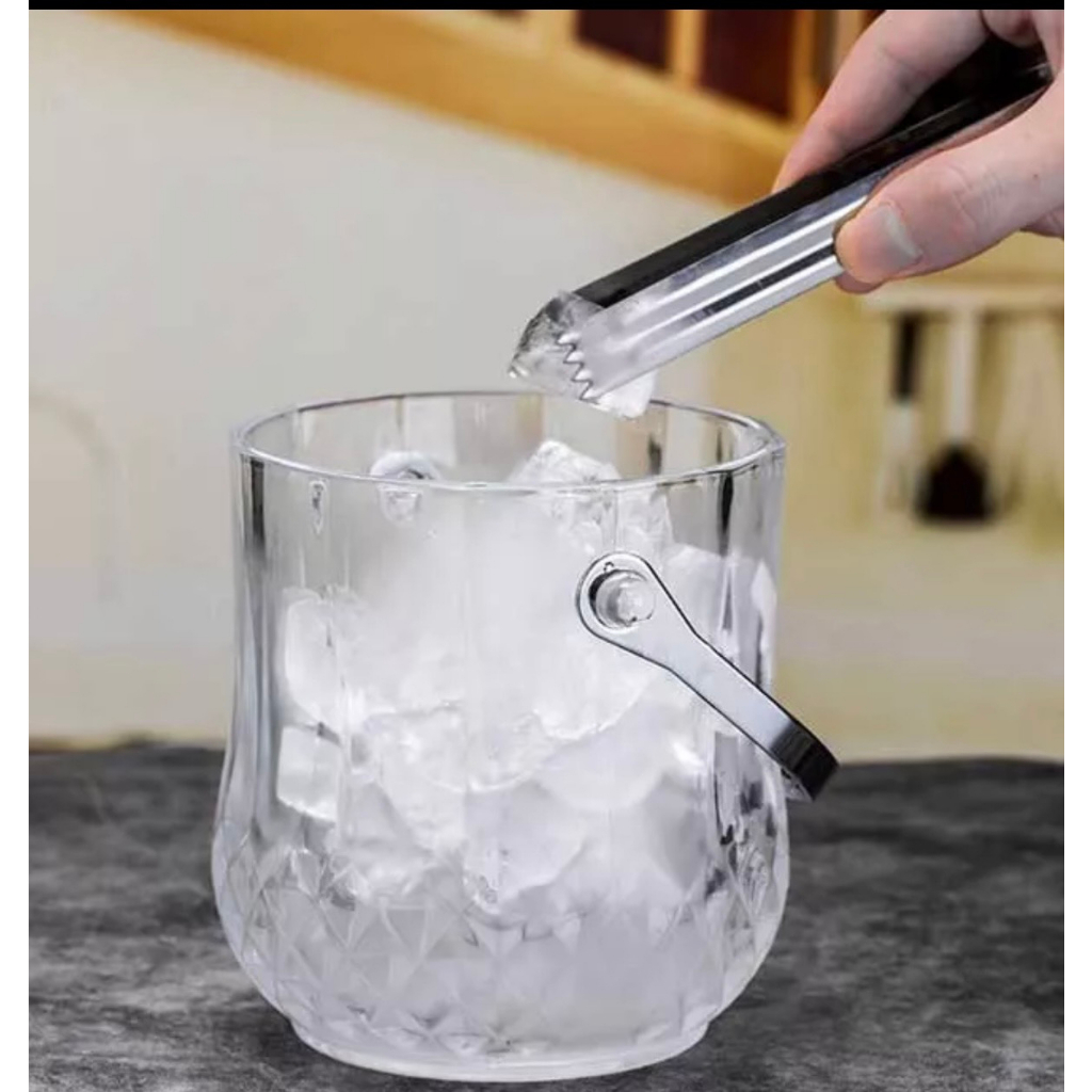 Xô đựng đá 1 lít vân kim cương nhựa Việt Nhật cao cấp. Kích thước: Cao 14cm, đường kính 13cM