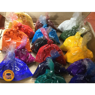 [MnM] Màu bột gói 50g và 100g, vẽ trang trí màu, thi đại học khối V, H, màu gouache pha nghiền (đọc kĩ mô tả)