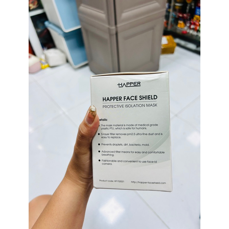 Khẩu trang lọc khí Happer Face Shield made in Germany chính hãng New