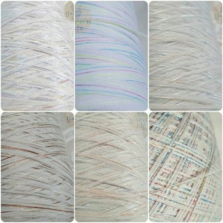 (6 màu) Sợi cotton mộc 100% chập loang, màu nhã nhặn, mềm nhẹ, đan móc áo váy