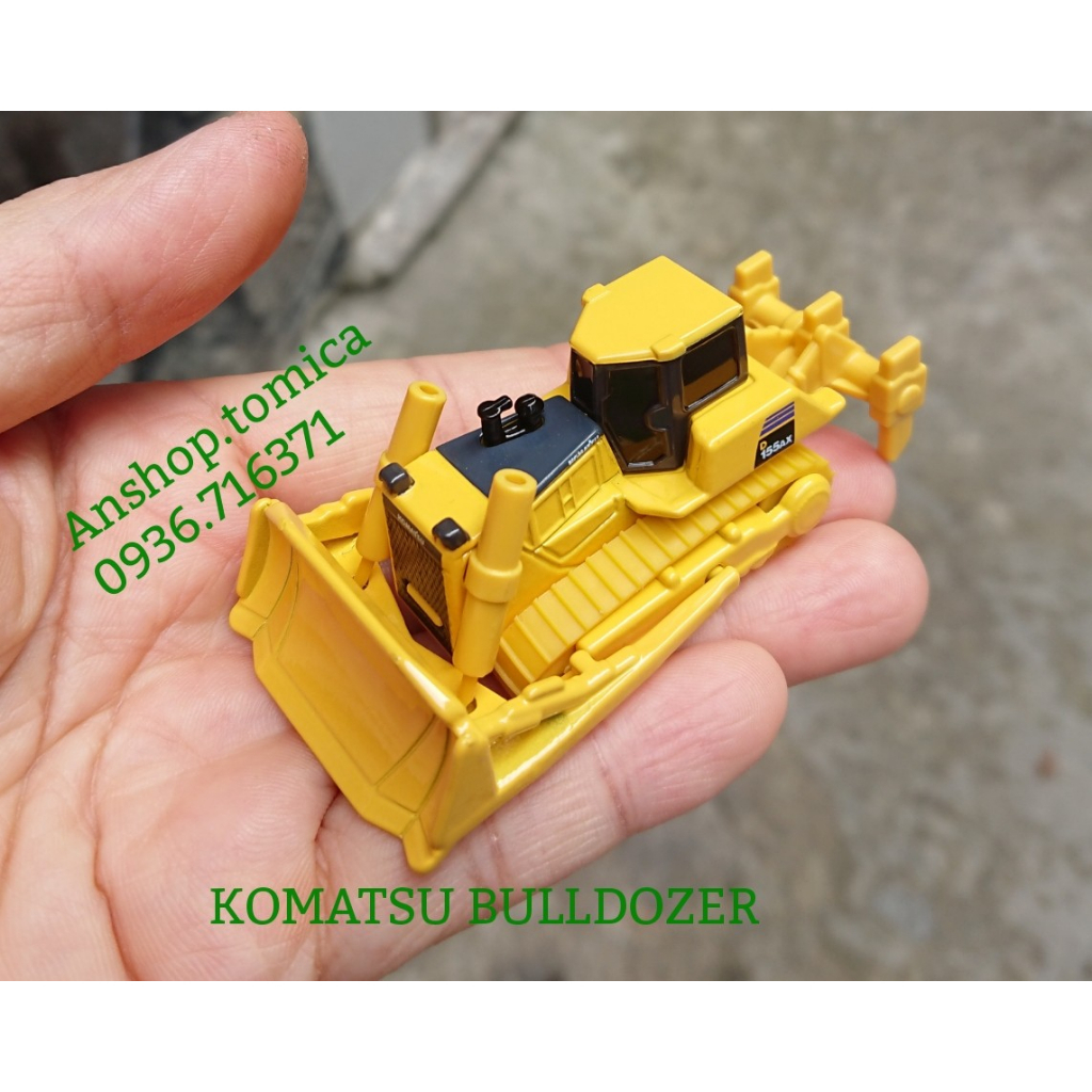 Mô hình xe công trình màu vàng tomica Nhật Bản