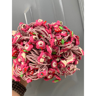Combo 10 Dây buộc tóc gấu Lotso nhiều mẫu