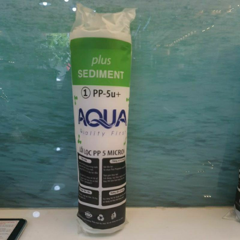 Bộ 3 Lõi lọc nước Aqua 123 hàng chính hãng , dùng thay thế cho máy lọc nước RO