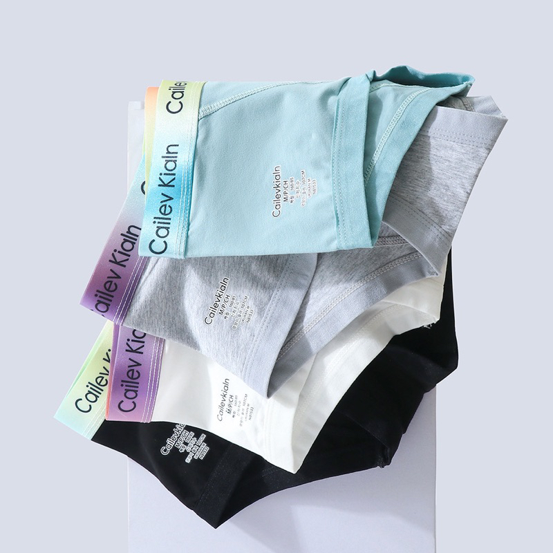 Quần lót cotton nữ & tôm boy Cailev kialn cạp 7 màu cao cấp mặc siêu mát