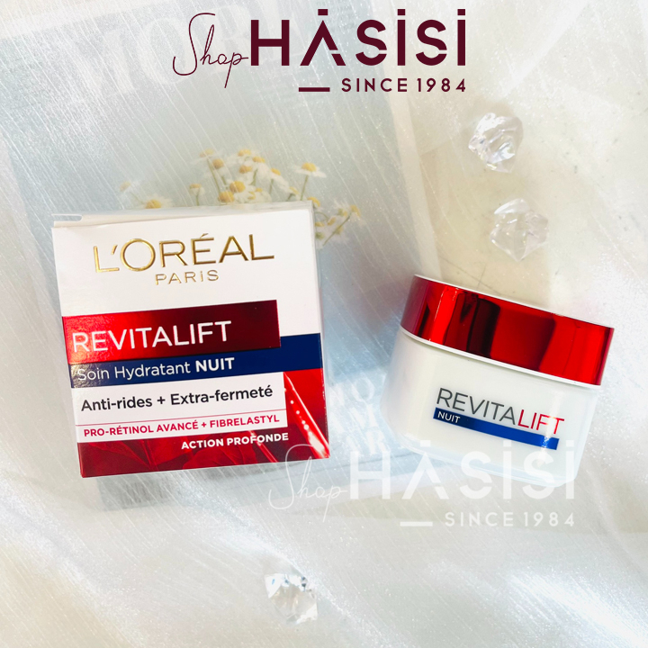 Kem Chống Lão Hóa LOREAL - Revitalift/Soin Hydratant Night Cream 48g~50g (Đêm)