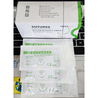 Chỉ phẫu thuật nylon 2/0, 3/0, 4/0