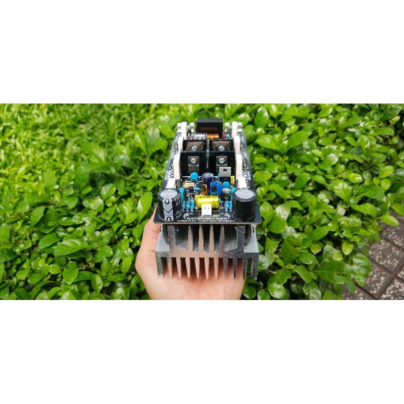 Mạch công suất 8 sò sanken mono liền bảo vệ loa ráp sẵn nhôm sò