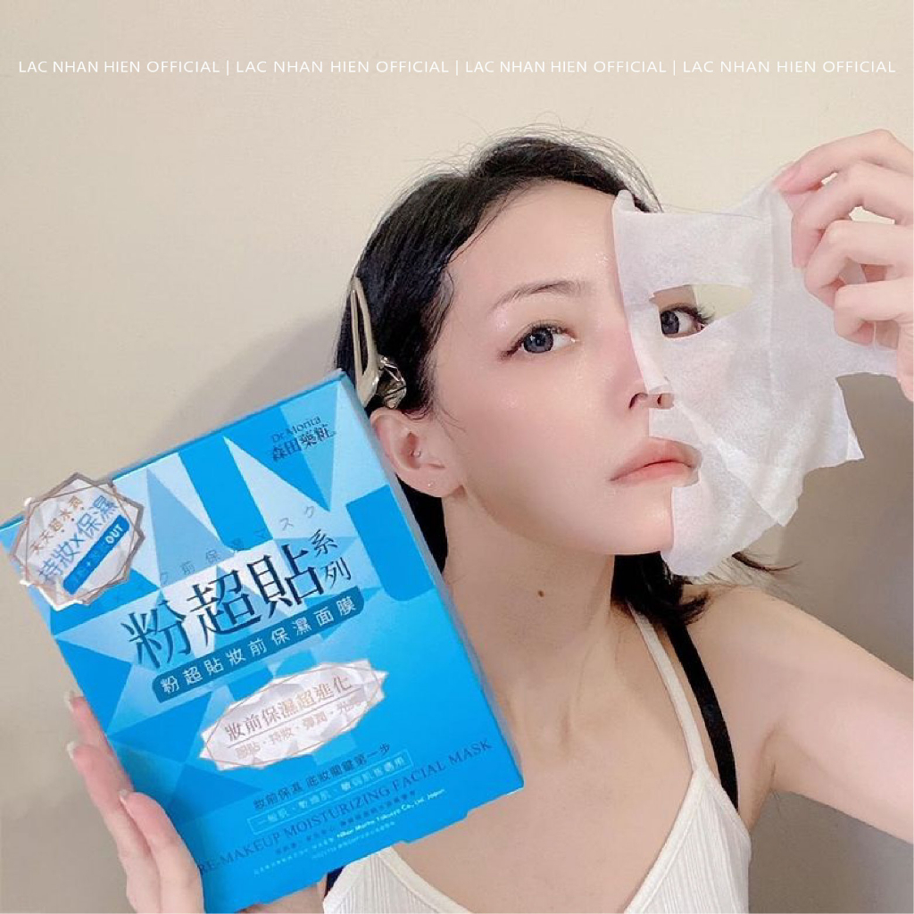 [Auth Đài Loan] HỘP 03 MIẾNG MẶT NẠ DÙNG TRƯỚC KHI TRANG ĐIỂM DR.MORITA PRE-MAKEUP MOISTURIZING FACIAL MASK