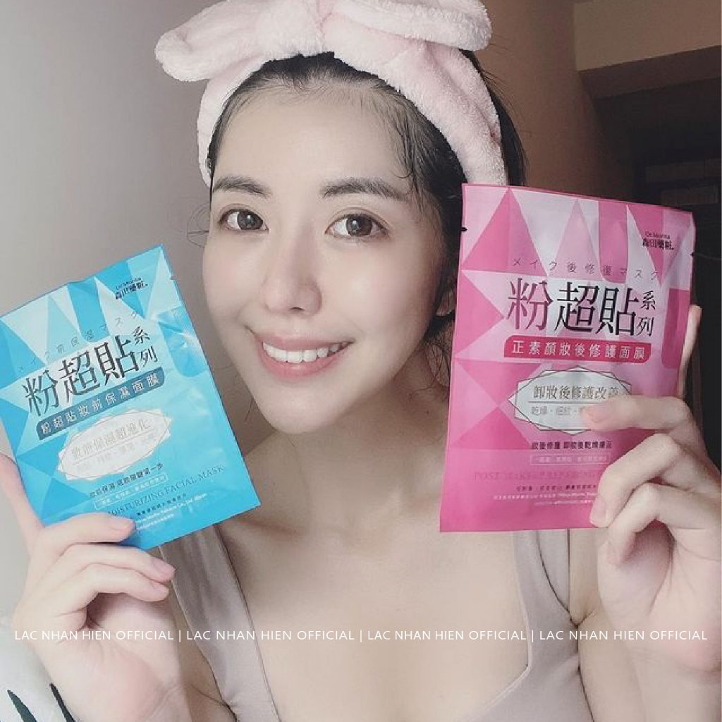 [Auth Đài Loan] HỘP 03 MIẾNG MẶT NẠ DÙNG TRƯỚC KHI TRANG ĐIỂM DR.MORITA PRE-MAKEUP MOISTURIZING FACIAL MASK