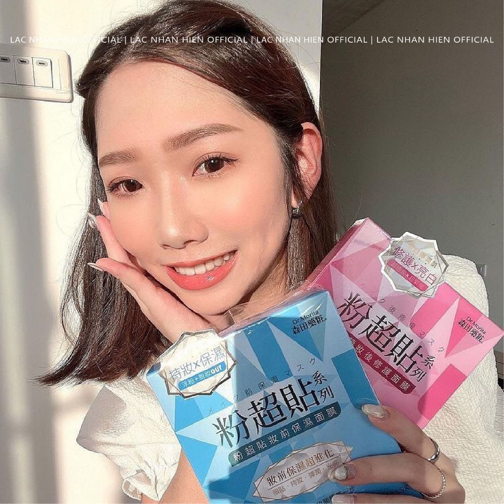 [Auth Đài Loan] HỘP 03 MIẾNG MẶT NẠ DÙNG SAU KHI TRANG ĐIỂM DR.MORITA POST-MAKEUP REPAIRING FACIAL MASK PHỤC HỒI DA