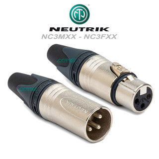  Jack Neutrik Canon Hàng Chính Hãng Thuỵ Sỹ  Liechtenstein  NC3MXX NC3FXX XLR Cable Connector Male 3 Pole. J-CN 
