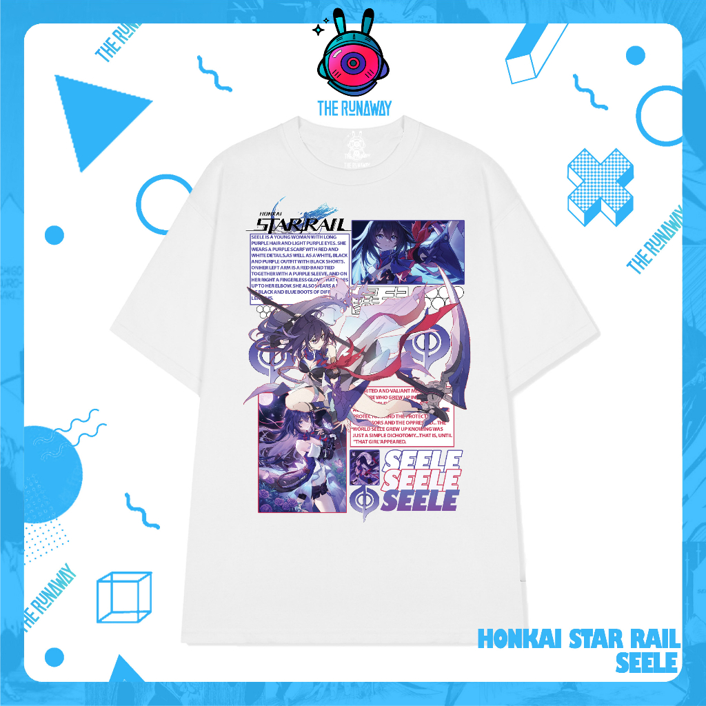 Áo phông Honkai Star Rail: Seele Maximum 100% Cotton Nam / Nữ by The Runaway