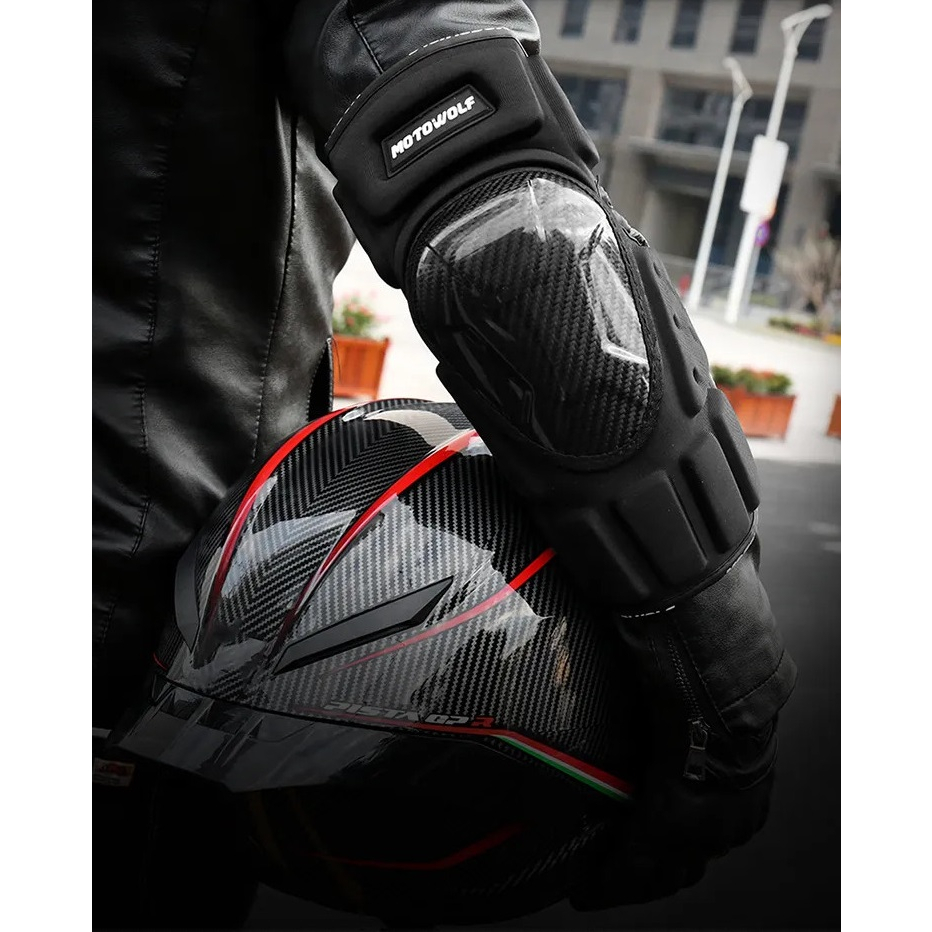 Giáp Bảo Hộ Tay Chân Motowolf MDL1019 Carbon Mức Độ Chống Chịu Va Đập Cao - Motowolf Việt Nam Chính Hãng