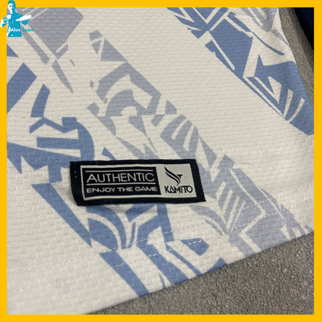 BỘ QUẦN ÁO ĐẤU 2023 Hòa Bình Trắng Xanh