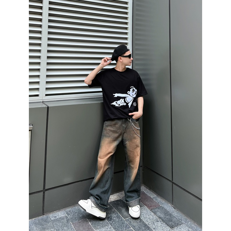 Áo Thun Thêu Xù Cao Cấp REUNION R'ASTROBOY