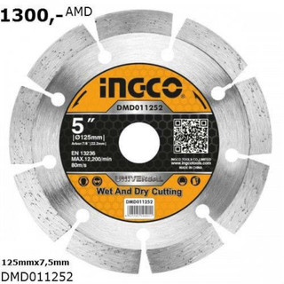Đĩa cắt gạch ướt và khô 1.2tấc ingco dmd011252