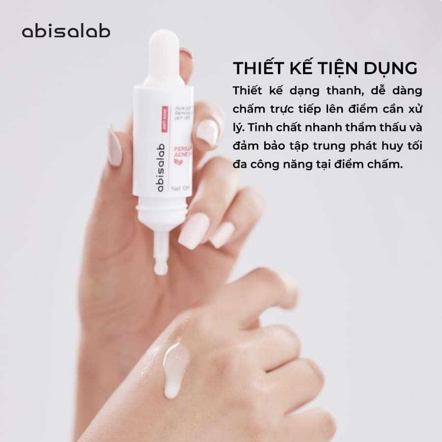 Tinh Chất Giảm Viêm Giảm Mụn Tức Thì Perilla Acne Spot ABISALAB