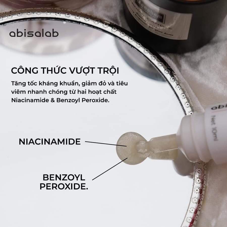 Tinh Chất Giảm Viêm Giảm Mụn Tức Thì Perilla Acne Spot ABISALAB