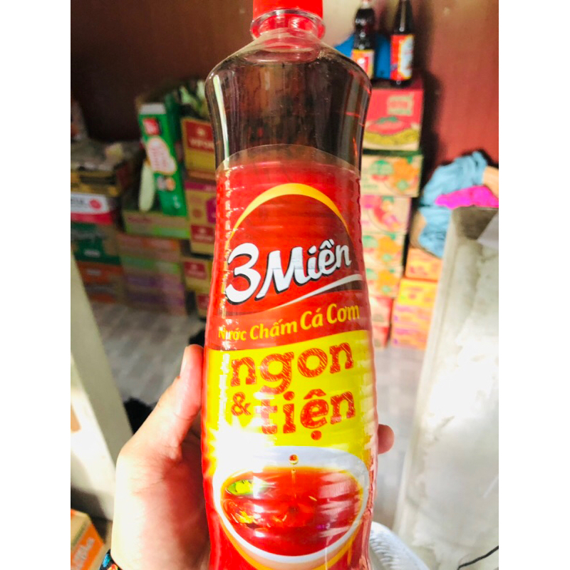 Nước mắm 3 Miền, nước chấm cá cơm 800ml