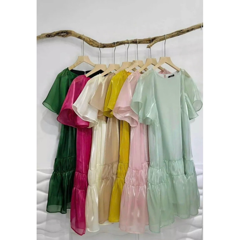 1M Voan Tơ Óng Organza Hàng Chính Phẩm Loại 1