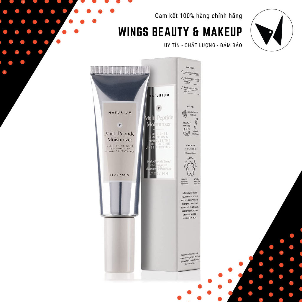 NATURIUM - Dưỡng ẩm Multi-Peptide Moisturizer 50g