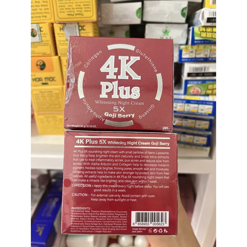 Kem 4K Plus đỏ