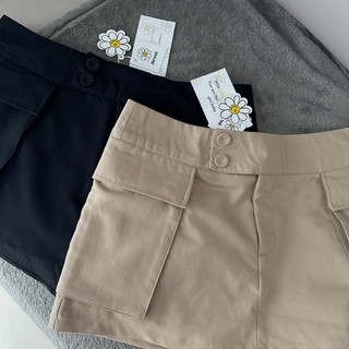 BOX SKIRT DEROSE (2 MÀU) - Chân váy cạp trễ túi hộp đứng form tôn dáng