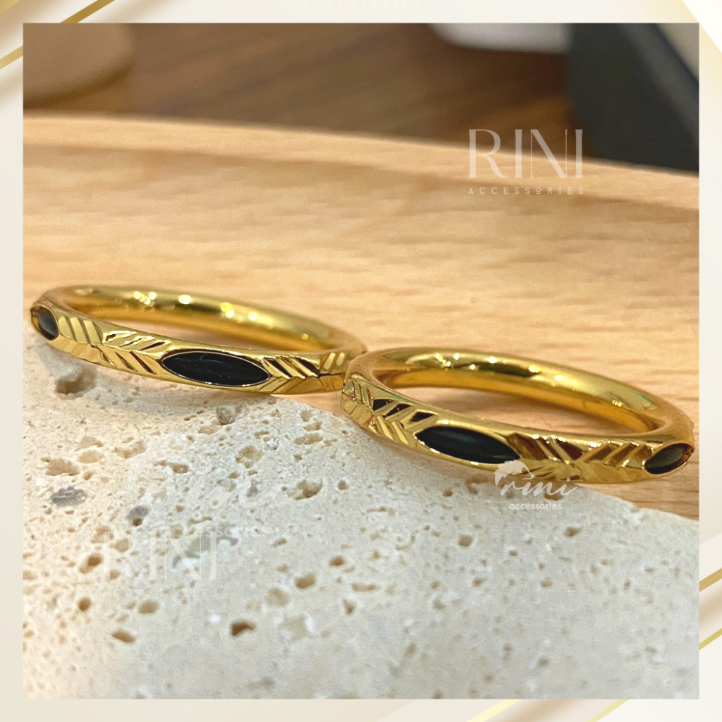 Nhẫn đuôi voi xi mạ vàng, cầu tài lộc bình an, nhẫn đuôi voi xi mạ vàng 18k - Rini. Accessories