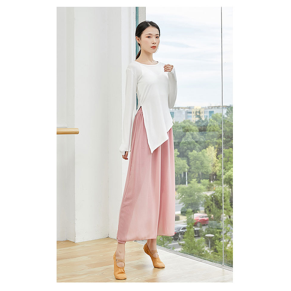 Áo Nhảy Hiện Đại, Múa Đương Đại, Múa Cổ Điển, Tay xỏ Ngón, Xẻ Hông Hot Trend