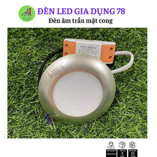 HH03 Đèn Âm Trần Đế đúc Gía Sỉ (HÀNG NHẬP )， Đèn Âm Trần 3w ánh sáng trăng đã bao gồm Chấn Lưu Rời  MẶT TRẮNG
