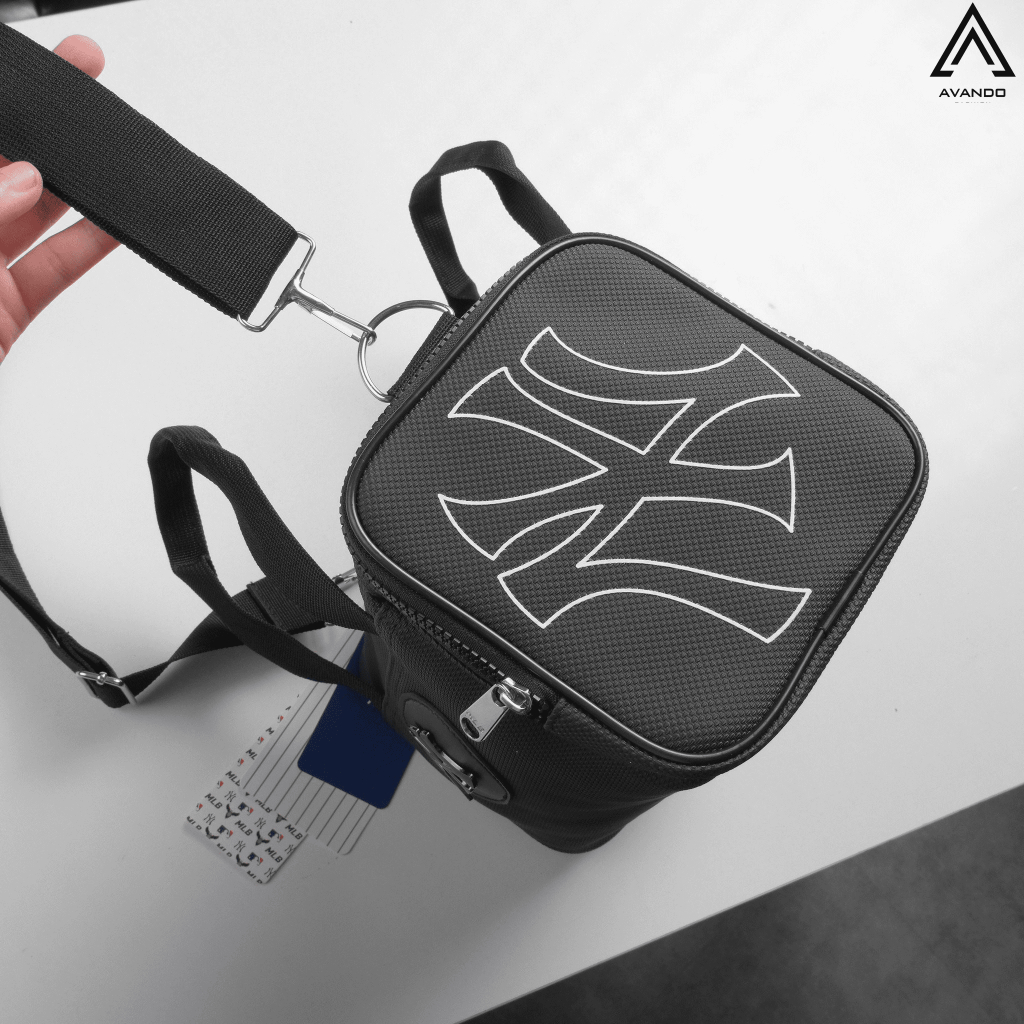 Túi MLB CH.ÍNH H.ÃNG Nam Nữ 2023, FULL Tem Tag, Chống Nước Nhẹ 22cm x 16 x 16