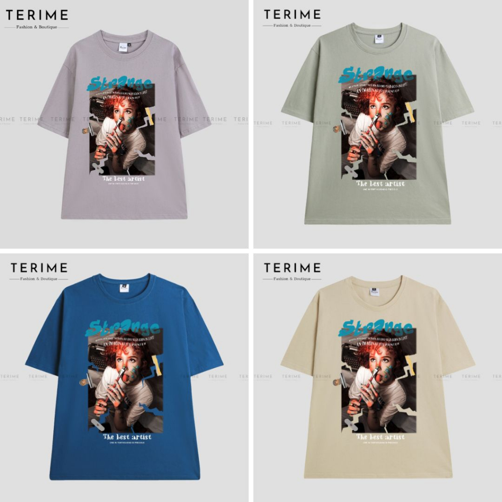 Áo thun Unisex THE BEST ARTIST cotton 100% form rộng tay lỡ nam nữ in hình 6D  - A47