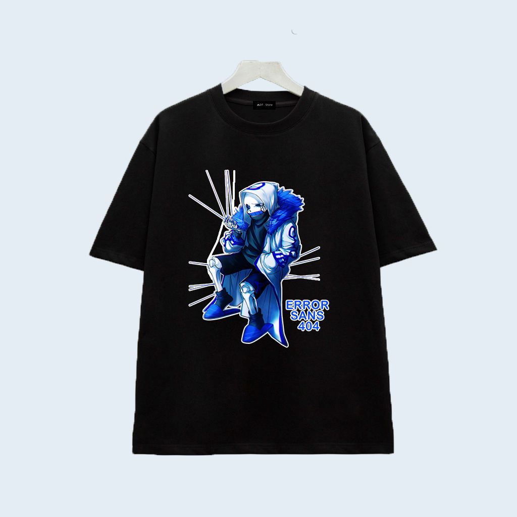 BST 💥  Áo thun Game Sans - Undertale Mới - Sans 404 - Sans 505 - Sans 606 áo thun đen in hình có size Trẻ em