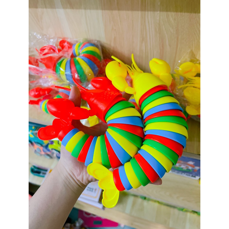 Đồ chơi tôm hùm 7 màu phát sáng, vui nhộn